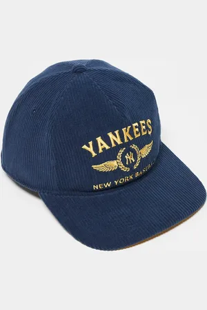 47 Brand Yankees script logo cord cap in navy