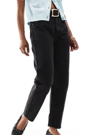 Pull&Bear Petite high waisted mom jean in
