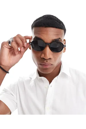 ASOS Round sunglasses with tortoiseshell temple in