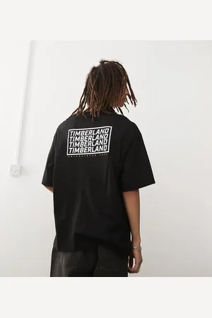 Timberland Oversized t-shirt with repeat logo in - Exclusive to Asos