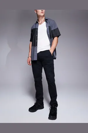 HUGO BOSS Chino cotton trousers slim fit in