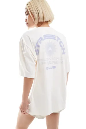 adidas Adidas Training Yoga t-shirt in off