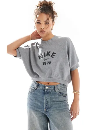 Nike MSC fleece cropped t-shirt in