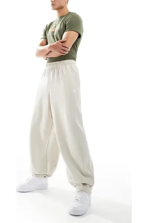 Nike Club french terry oversized joggers in light