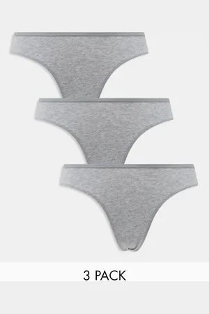 Weekday Inez 3-pack cotton brief in