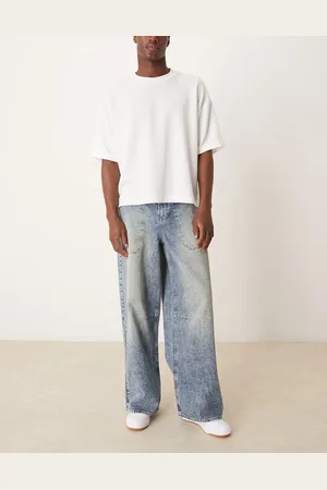 ASOS Super baggy jeans with oversized back pockets in dirty tint