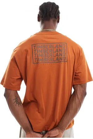 Timberland Oversized t-shirt with repeat logo in - Exclusive to Asos