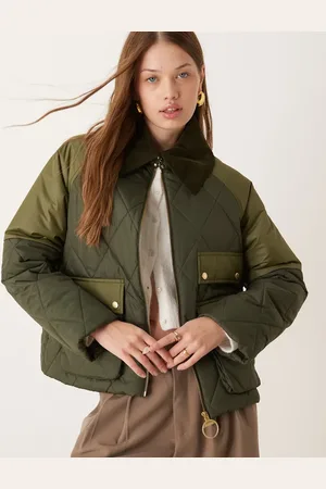 Barbour Milby Quilt jacket in olive/ancient