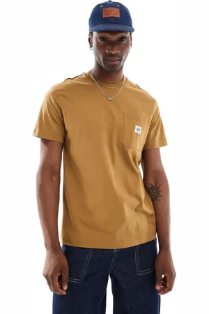 Lee Workwear logo pocket t-shirt relaxed fit in tan