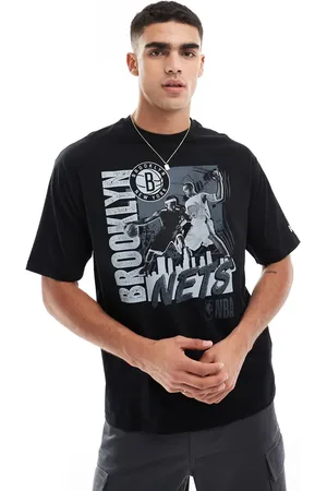 New Era Brooklyn Nets graphic front t-shirt in