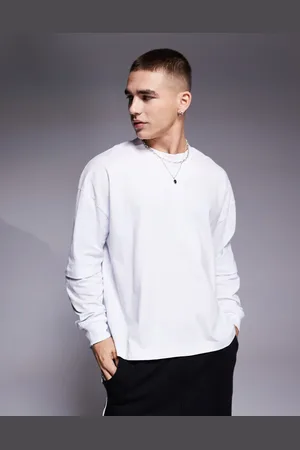 ASOS Oversized boxy double layer long sleeve t-shirt in