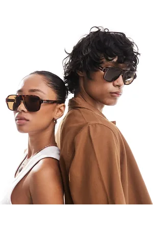 Reclaimed Unisex aviator sunglasses with lens