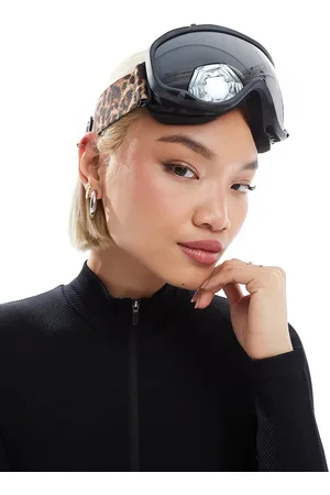 Threadbare Ski goggle in leopard print with black frame