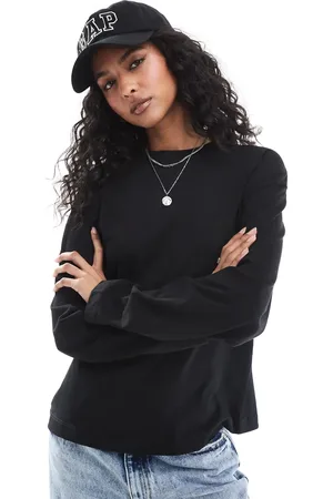 Pull&Bear Long sleeve oversized t-shirt in
