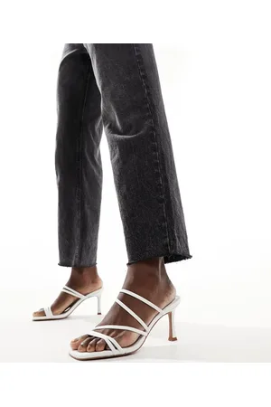 ASOS Hayes strappy mid sandal heeled mules in