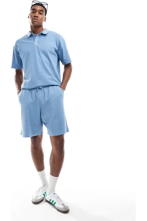 New Look Co-ord textured rib jersey short in