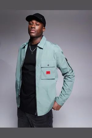 HUGO BOSS Emmond oversized overshirt in