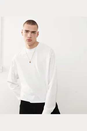 COLLUSION Long sleeve boxy t-shirt in