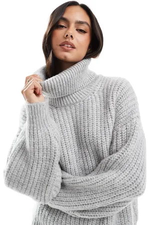 Stradivarius Roll neck chunky jumper in