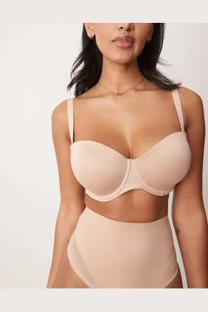 ASOS Fuller Bust moulded multiway strapless bra in beige