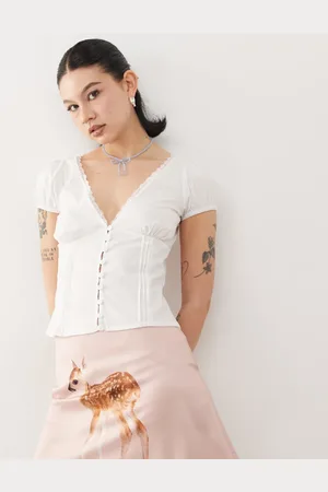 Motel Ilias corset top in