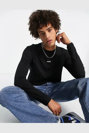 HUGO BOSS Casual Tchark long sleeve top in
