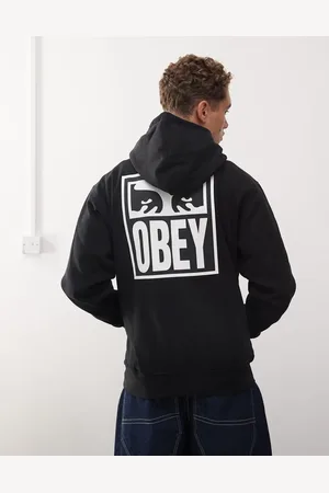 Obey Icon eyes graphic hoodie in