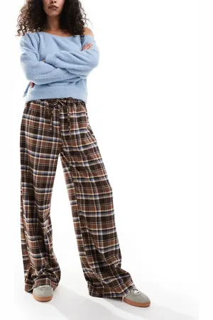 ASOS Tailored pull on trouser in check