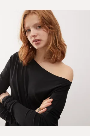 Weekday Drapey long sleeve top in
