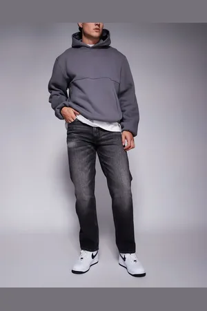 ASOS Straight stretch jeans in washed