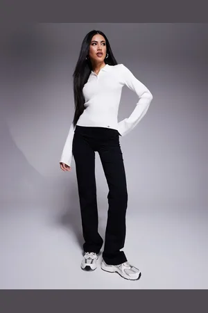 The Couture Club Sculpting stretch emblem flare leggings in