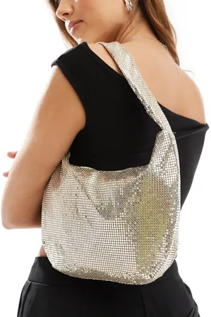 Pull&Bear Chainmail shoulder bag in