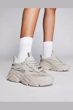 Steve Madden Possession-E chunky Trainers in Greige