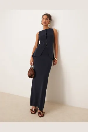 Pretty Lavish Knit maxi skirt co-ord in