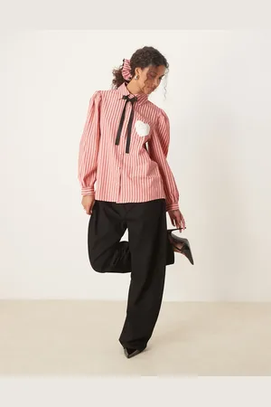 Sister Jane Heart pocket stripe shirt in