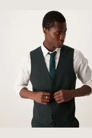 ASOS Slim suit waistcoat in dark