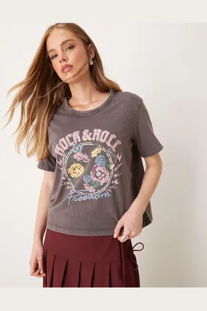 JDY Graphic t-shirt in washed