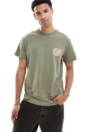 Lee Archive chest logo relaxed fit t-shirt in mid