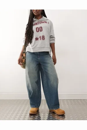 COLLUSION X004 balloon jeans in greencast - MGREEN