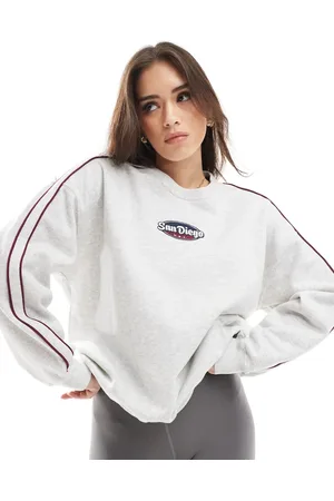 Hollister Contrast panel logo detail sweat top co-ord in multi
