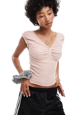 Reclaimed Pointelle baby tee