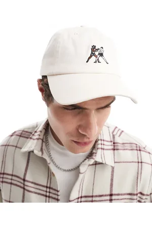 ASOS Baseball cap with embroidery in ecru