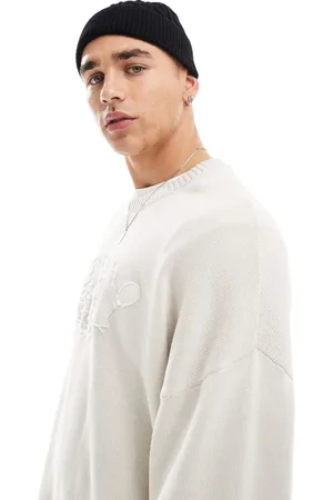 ASOS Cable knit mini fisherman beanie in