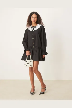 Sister Jane Oversized collar mini dress in