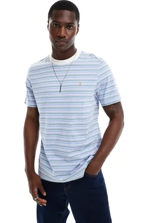 Farah Danny stripe short sleeve t-shirt in