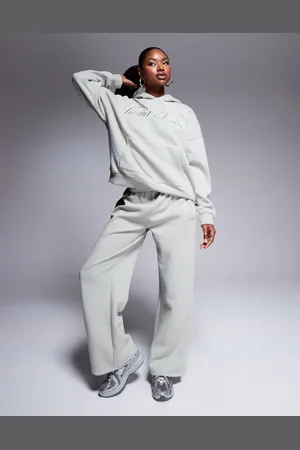 Kaiia Studio wide leg joggers co-ord in matcha