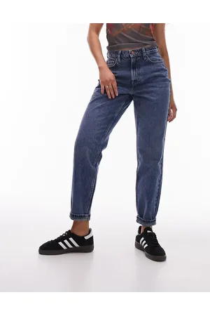 Topshop Original Mom high rise jean in mid