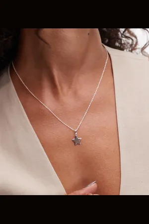 SEOL + GOLD Sterling star pendant necklace
