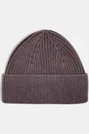 COLLUSION Unisex ribbed washed beanie in