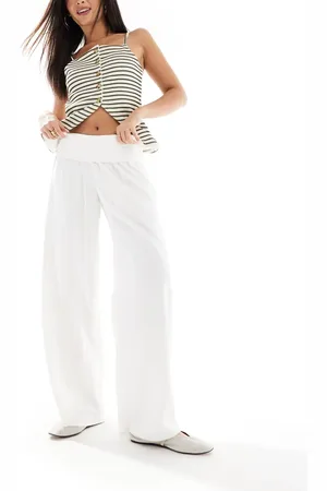 Hollister Foldover super pull on trousers in